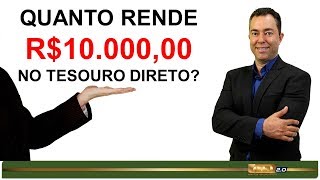 QUANTO RENDE 10 MIL NO TESOURO DIRETO Investimentos [upl. by Ymeraj938]