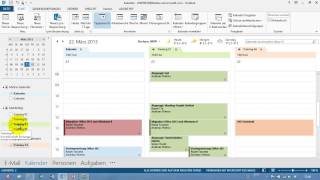 Outlook  Kalendergruppen  Kalender  Teil 15 [upl. by Kere]