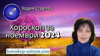 Зодия Стрелец хороскоп за ноември 2024г Sagittarius zodiac sign horoscope for November 2024 [upl. by Gwenni]