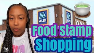 SHOP WITH TERESA AT ALDI SPENDING MY FOOD STAMPS 🤑 [upl. by Aldredge282]