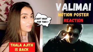 Valimai Motion Poster Reaction  Ajith Kumar  Yuvan Shankar Raja  H Vinoth  Boney Kapoor [upl. by Macnair]