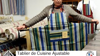 Tablier de Cuisine Fabriqué en France [upl. by Einberger]