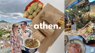 athen vlog  sehenswürdigkeiten leckerster coffee griechisches essen food tour [upl. by Jamille]