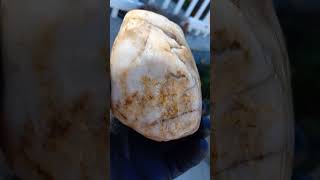 Iron Stained Quartz wBanding RyanzRocks [upl. by Ahsiral245]