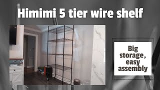 Himimi 5 tier wire shelf helps you store all the things [upl. by Nohcim81]