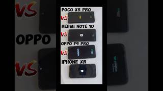 Poco x5 vs note 10 vs oppo f9 vs IPHONE 10r power on testmobile shorts [upl. by Gnous467]