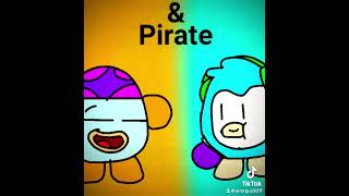 🧡Pirate and snow🩵✨￼ Edit✨￼ shovelPirate snowkids [upl. by Ehrlich]