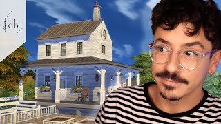 Building a TINY US FARMHOUSE  The Sims 4 [upl. by Eilra]