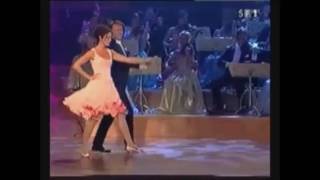 André Rieu is dancing the Ländler with Barbara Wussow [upl. by Oinotnaesoj]