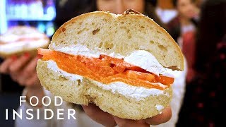 The Best Bagel And Lox In NYC  Best Of The Best [upl. by Alison]