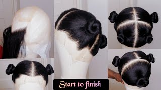 Diy Full Lace Wig From Start To Finish Beginners Friendly Detailed [upl. by Poler982]