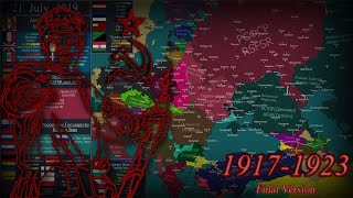 The Fire of the World Revolution 19171923  European Front [upl. by Ahtnamys869]