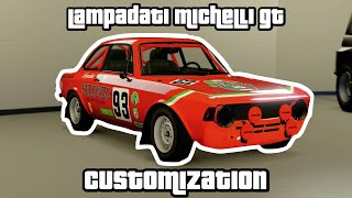 GTA Online  Lampadati Michelli GT Customization Rally Series [upl. by Ycnay]