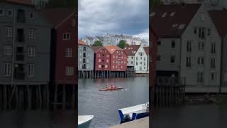 Trondheim Norway norway reels ytshorts nature travel summervibes sommer [upl. by Botzow]