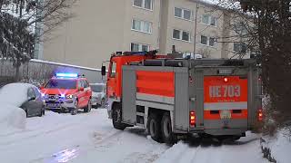 Fire in the roof in Jakomäki Helsinki 2016 [upl. by Akinahs848]