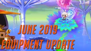 MAPLESTORY June 2019 Equipment Update [upl. by Nuahsor]