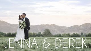 4th Street Garden Wedding  Emmett Idaho  Jenna amp Derek [upl. by Stephan]