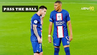 Lionel Messi amp Kylian Mbappe Selfish Moments In PSG [upl. by Norvan]