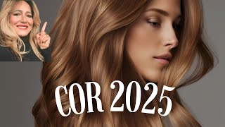 COR DE CABELO TENDÊNCIA 2025 PARA PINTAR SEM DESCOLORIR  COBRIR BRANCO  FAZER MECHAS [upl. by Linden]