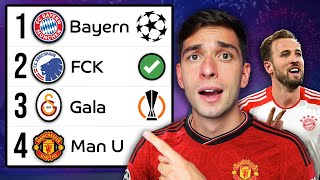 REACTING to my UEFA Champions League 202324 Predictions [upl. by Wallache]