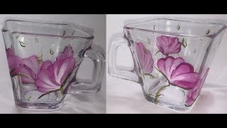 Decorando tazas con pinturas acrílicas [upl. by Nievelt]