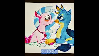 Spike x Rarity Gallus x Silverstream mlp [upl. by Nwahsak]