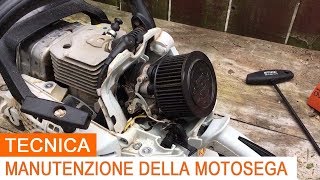 Manutenzione della Motosega Stihl [upl. by Thar]