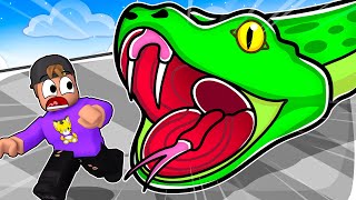 ROBLOX ESCAPE A GIANT SNAKE OBBY [upl. by Edie]