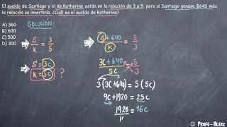 razones y proporciones problema 107 [upl. by Nylauqcaj]