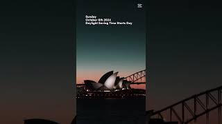 Daylight Saving Time Starts Day 2024 australia [upl. by Monney]