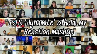 BTS 방탄소년단 Dynamite Official MV  Reaction Mashup [upl. by Ettelliw]