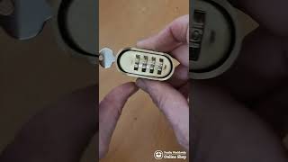 How to change the code on a Combination Padlock [upl. by Anwahsit]