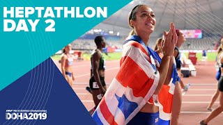 Heptathlon Day 2  World Athletics Championships Doha 2019 [upl. by Victorine717]