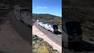 Southwest Chief at Spectacular Silverwood Cajon Pass Ca 51224 Happy Mother’s Day amtrak [upl. by Nosdivad34]