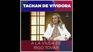 Tachan de vividora a la viuda de Rigo Tovar [upl. by Ott]