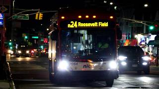 Nassau InterCounty Express 2022 Gillig BRT Plus CNG 2054 On The n24  Hillside Ave amp 170th St [upl. by Arch]