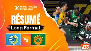 Antetokounmpo est partout   Maccabi TelAviv vs Panathinaikos  Résumé EuroLeague J23 [upl. by Inimod]