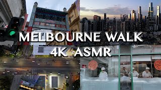 Melbourne Walk  Chinatown  4K ASMR [upl. by Eintroc]