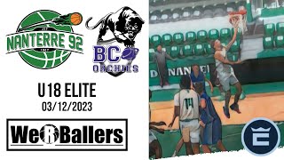 JSF Nanterre v BC Orchies U18 Elite 03122023 Highlights by We R Ballers [upl. by Sarkaria]