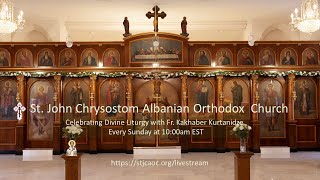 St John Chrysostom Albanian Orthodox Church  March 31 2024 [upl. by Eniad713]