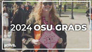 Oregon State University celebrates largest graduation [upl. by Ativahs]