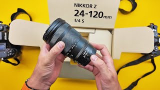 Unboxing Nikon Z 24120mm f4 S [upl. by Asirem]