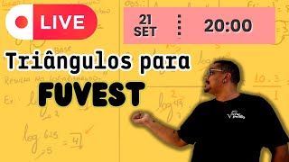 LIVE 02  GEOMETRIA PLANA  FUVEST  livePVP  Professor Victor Polillo [upl. by Bornstein]