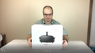 Oculus Rift CV1 Unboxing and first impressions [upl. by Eemaj]