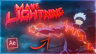 MAKE your own LIGHTNING amp ELECTRICITY in After Effects  AMV Tutorial [upl. by Immanuel368]