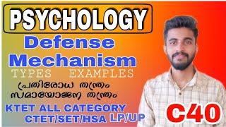 defense Mechanism malayalampsychologyadjustment mechanismപൂർണ വിവരങ്ങൾKTETLP UP BEdaudiopsc [upl. by Goldston]