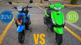 Italika D125 LT vs X125 ¿CUAL COMPRAR [upl. by Assetak466]