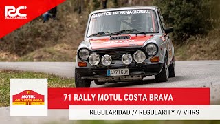 71 Rally Motul Costa Brava 2023  REGULARIDADREGULARITYVHRS PURE SOUNDS [upl. by Nolak]