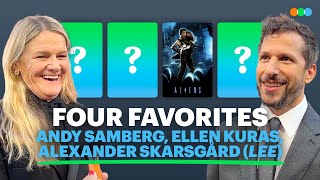 Four Favorites with Andy Samberg Alexander Skarsgård and Ellen Kuras Lee [upl. by Faustina]