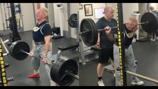 90year Powerlifter Joe Stockinger Inspires With 405lb Deadlift Triple 225lb Squat For Five [upl. by Darraj]